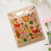 tropische drakenfruit kiwi granaatappel bedankzakje (Gezegeld)