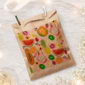 tropische drakenfruit kiwi granaatappel bedankzakje (Geknipt)