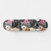 Tropische Dranken Met Dieren Skateboard (Horizontaal)