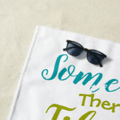 Tropische Dranken Pluche Extra Grote Strandhanddoe Strandlaken (In situ)