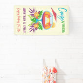 Tropische Drink cruise Vibes Cruise Deurmarkering Spandoek (Insitu)