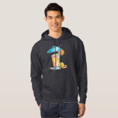 Tropische Drink Hooded Sweatshirt (Voorkant volledig)