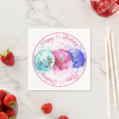 Tropische Drink Paraprellas 55e verjaardag Servet (Insitu)