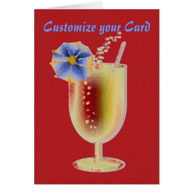 Tropische Drink (pas aan) (Voorkant)