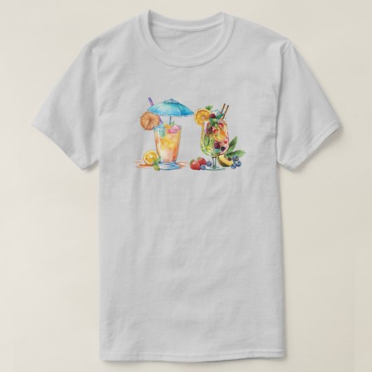 Tropische Drink T-shirt (Design voorkant)
