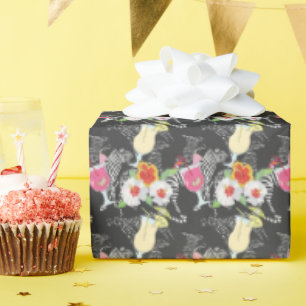 Tropische Drinken met dieren Cadeaupapier