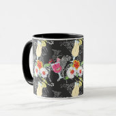 Tropische Drinken met dieren Mok (Voorkant links)