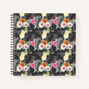 Tropische Drinken met dieren Notitieboek