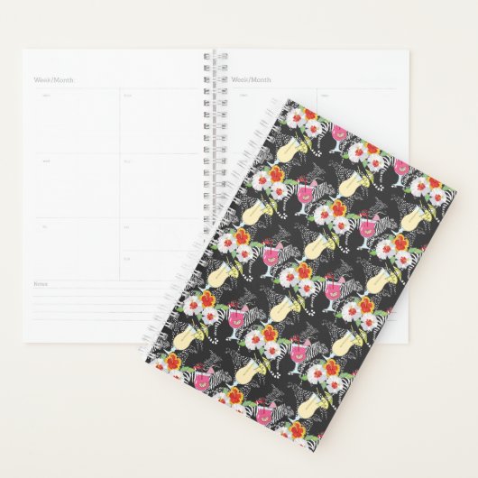 Tropische Drinken met dieren Planner (Display)