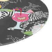 Tropische Drinken met dieren Snijplank (Hoek)