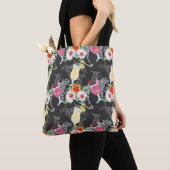 Tropische Drinken met dieren Tote Bag (Dichtbij)