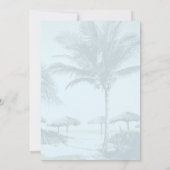 Tropische Drinken Uitnodiging voor een verjaardags (Achterkant)