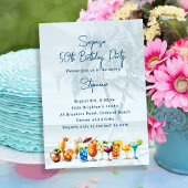 Tropische Drinken Uitnodiging voor een verjaardags