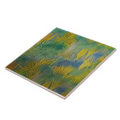 Tropische dromen abstractie tegeltje (Zijkant)