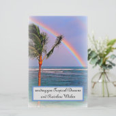 Tropische dromen briefpapier (Staand voorkant)