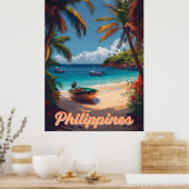Tropische dromen:  Filipijnen Poster (Keuken)