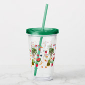 tropische droogtrommels acryl drinkbeker (Achterkant)