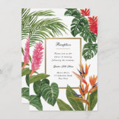 Tropische Droom Informatiekaartje (Voorkant / Achterkant)