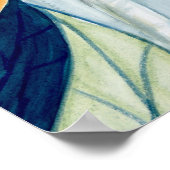 Tropische druk op het Sloteiland Rain Forest Poster (Hoek)