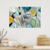 Tropische druk op het Sloteiland Rain Forest Poster (Keuken)