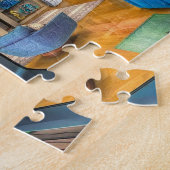 Tropische eiland boot puzzel (Zijkant)