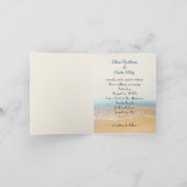 Tropische eiland bruiloft uitnodiging (Binnen)