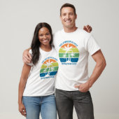 Tropische Eiland Palm Tree Family Trip T-shirt (Unisex)