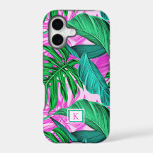 Tropische Eiland Sfeer Monogram Telefoonhoes