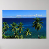 Tropische eilanddruk poster (Voorkant)