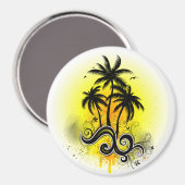 Tropische eilanden 3 magneet (Voorkant / Achterkant)