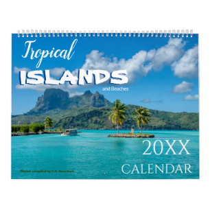 Tropische eilanden en stranden 2027 wandkalender kalender
