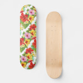 Tropische eilanden Hibiscus Skateboard (Voorkant)