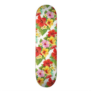 Tropische eilanden Hibiscus Skateboard