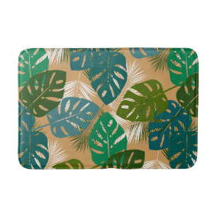 Tropische eilanden Palms en Philodendron Badmat