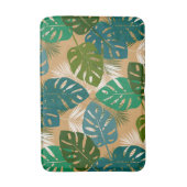 Tropische eilanden Palms en Philodendron Badmat (Voorkant Verticaal)