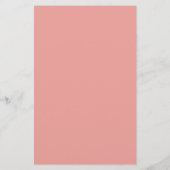 Tropische eilanden Pastel Floral, gepersonaliseerd Briefpapier (Achterkant)