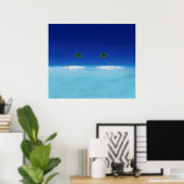 Tropische eilanden poster (Thuiskantoor)