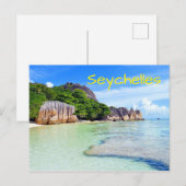 Tropische Eilanden Seychellen Vacatie Briefkaart (Voorkant / Achterkant)