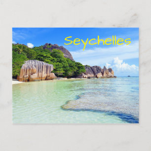 Tropische Eilanden Seychellen Vacatie Briefkaart