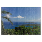 Tropische eilanden snijplank (Voorkant)