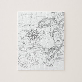 Tropische eilandengroep Volwassenen Puzzle Legpuzzel