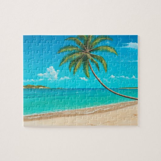 Tropische eilandpuzzel legpuzzel (Horizontaal)