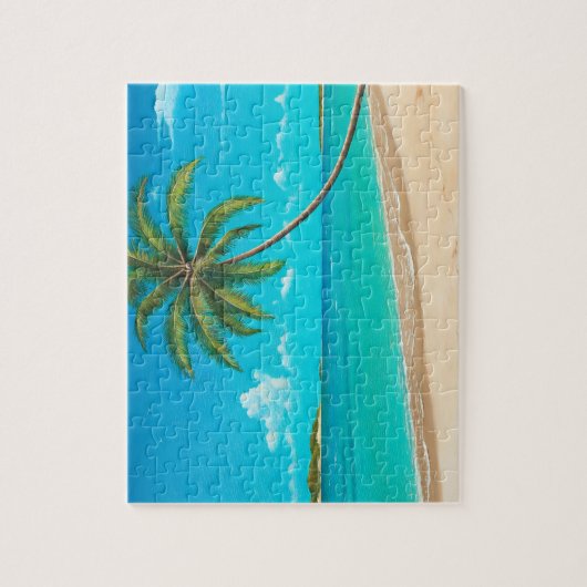 Tropische eilandpuzzel legpuzzel (Verticaal)