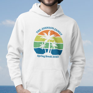 tropische eilandreis Palmbomen Hoodie