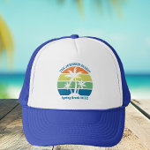  tropische eilandreis Palmbomen Trucker Pet