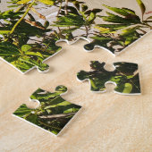Tropische eilandstrand Rocks Palm Trees Legpuzzel (Zijkant)