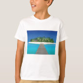 Tropische eilandvakantie Schilderachtig landschap  T-shirt (Voorkant)