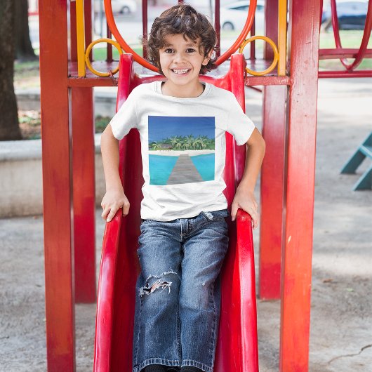 Tropische eilandvakantie Schilderachtig landschap  T-shirt