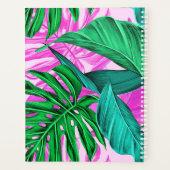 Tropische eilandvibes | Monogram 2025 Planner (Achterkant)
