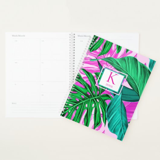 Tropische eilandvibes | Monogram 2025 Planner (Display)